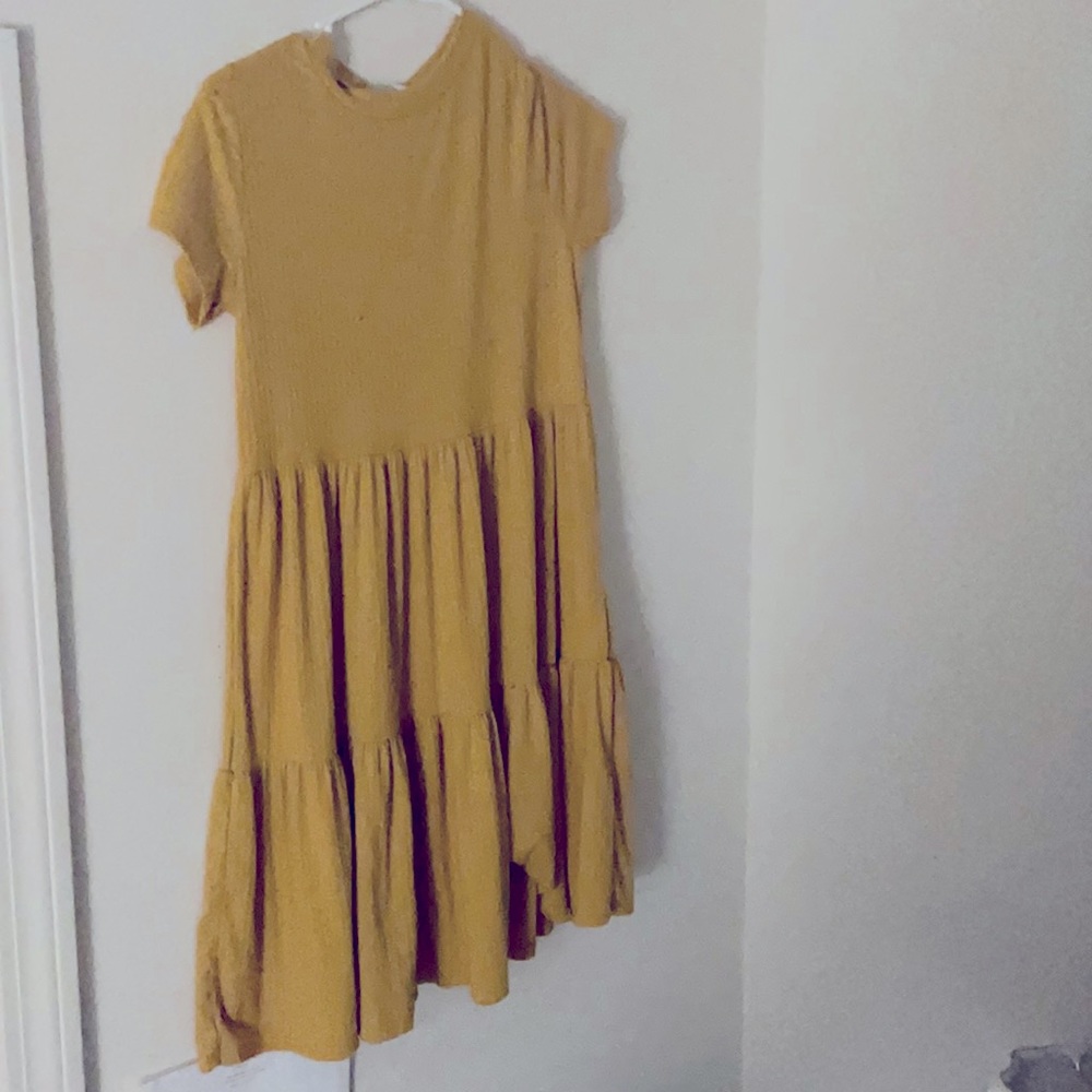 A cute romper with dress with Blue oversize jacket